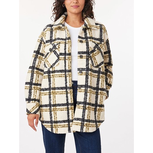 Scotch &amp; Soda Kurtka koszulowa w kolorze czarno-kremowym XL Limango Polska promocja