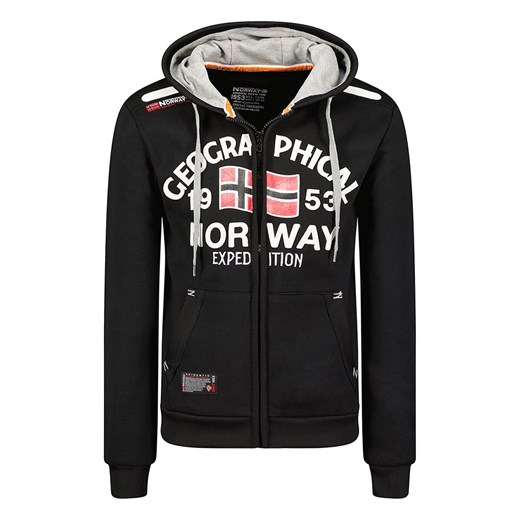 Geographical Norway Bluza "Flag" w kolorze czarnym ze sklepu Limango Polska w kategorii Bluzy męskie - zdjęcie 177645674