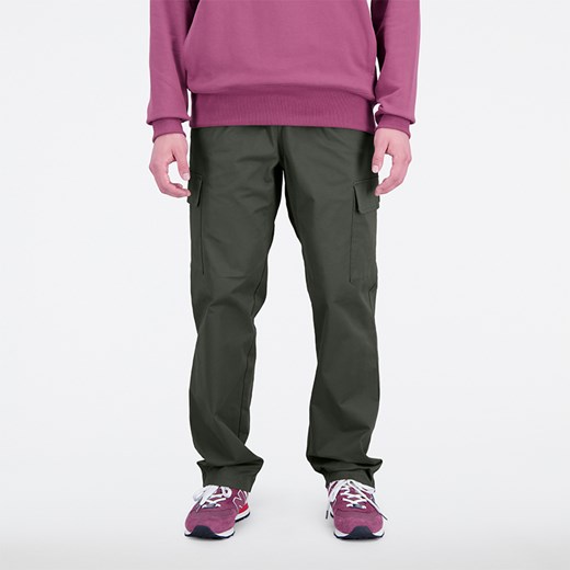 Spodnie męskie New Balance MP31526COG – zielone ze sklepu New Balance Poland w kategorii Spodnie męskie - zdjęcie 177645903