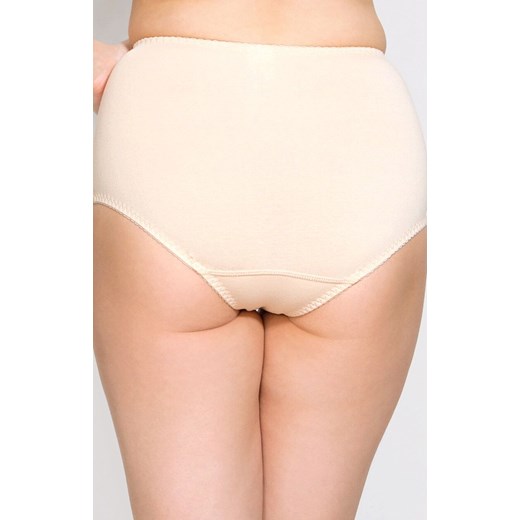 Beżowe figi modelujące z wysokim stanem Ela, Kolor beżowy, Rozmiar L, Mitex ze sklepu Intymna w kategorii Bielizna wyszczuplająca - zdjęcie 177646082