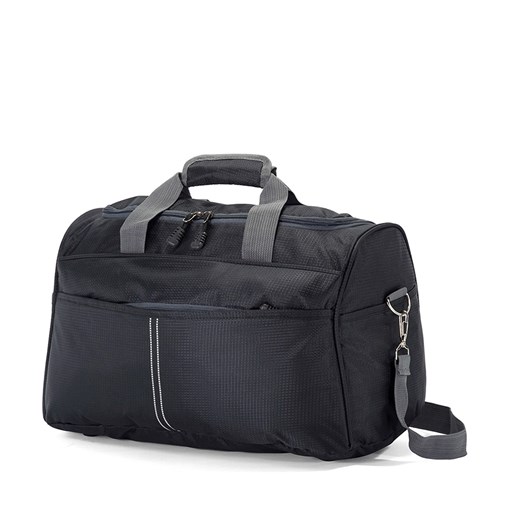 torba podróżna sportowa 44x24x21 cm   czarna ze sklepu Słoń Torbalski w kategorii Torby podróżne - zdjęcie 177646574