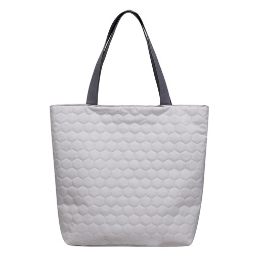 popielata torebkadamska  materiałowa shopper  Eko ze sklepu Słoń Torbalski w kategorii Torby materiałowe - zdjęcie 177646793
