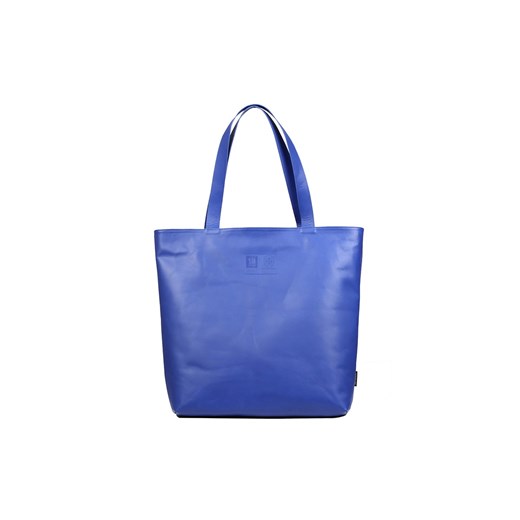 torebka damska skórzana Jessica shopper granatowa ze sklepu Słoń Torbalski w kategorii Torby Shopper bag - zdjęcie 177647170