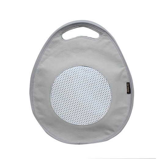 popielata torebka damska skórzana z funkcją pleacka  Poly ze sklepu Słoń Torbalski w kategorii Torby Shopper bag - zdjęcie 177648080