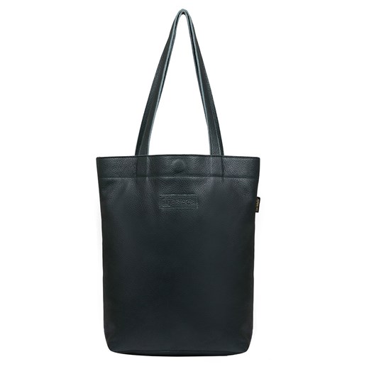 zielona torebka damska skórzana shopperka Chiara ze sklepu Słoń Torbalski w kategorii Torby Shopper bag - zdjęcie 177648462