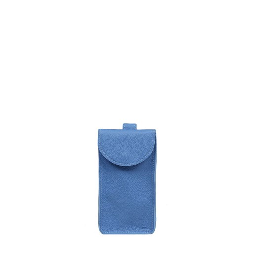 niebieskie etui mini torebka skórzana na telefon Maya ze sklepu Słoń Torbalski w kategorii Etui - zdjęcie 177649114