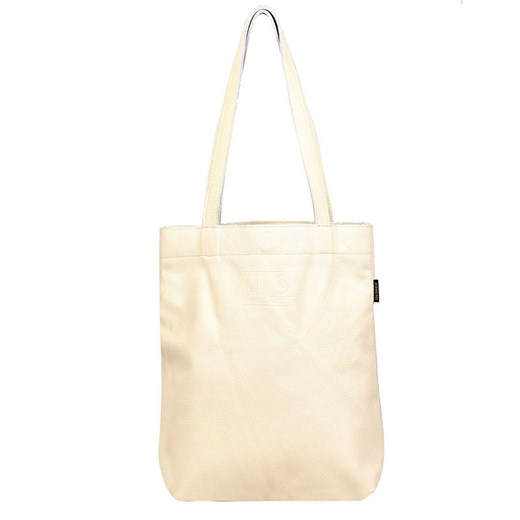beżowa torebka damska skórzana shopperka Chiara ze sklepu Słoń Torbalski w kategorii Torby Shopper bag - zdjęcie 177652574