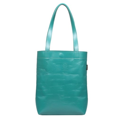 torebka damska skórzana Chiara shopper zielona ze sklepu Słoń Torbalski w kategorii Torby Shopper bag - zdjęcie 177652862