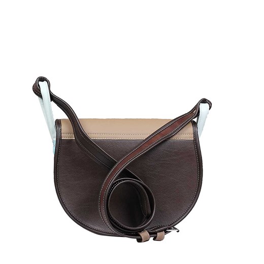 torebka damska skórzana Freshman Mini na ramię listonoszka brązowa Słoń Torbalski 30x24x8,5cm promocyjna cena Słoń Torbalski