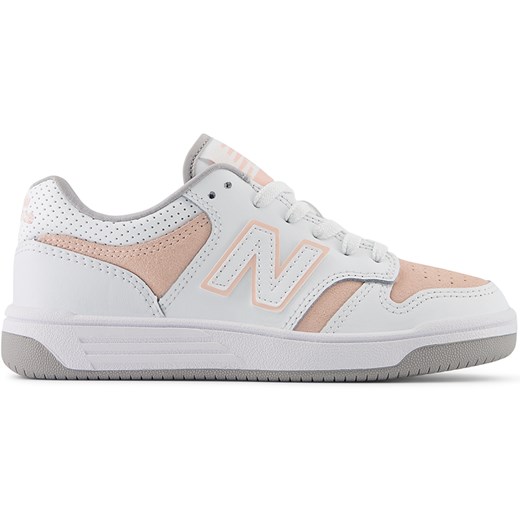 Buty dziecięce New Balance PSB480VP – białe ze sklepu New Balance Poland w kategorii Buty sportowe dziecięce - zdjęcie 177658641