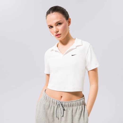 NIKE T-SHIRT W NSW ESSNTL SS POLO TOP ze sklepu Sizeer w kategorii Bluzki damskie - zdjęcie 177666633