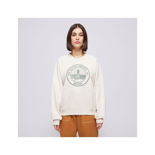 NEW BALANCE BLUZA ATHLETICS TERRY OVERSIZED CREST ze sklepu Sizeer w kategorii Bluzy damskie - zdjęcie 177670113