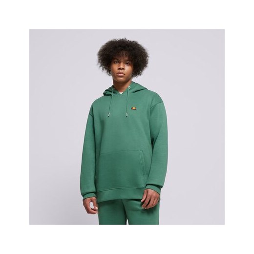 ELLESSE BLUZA Z KAPTUREM VARON OH HOODY GREEN ze sklepu Sizeer w kategorii Bluzy męskie - zdjęcie 177673281