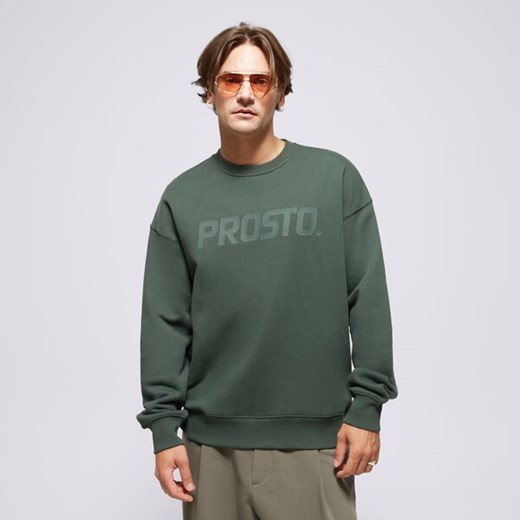 PROSTO BLUZA CREWNECK ZEDS DARK GREEN ze sklepu Sizeer w kategorii Bluzy męskie - zdjęcie 177673392