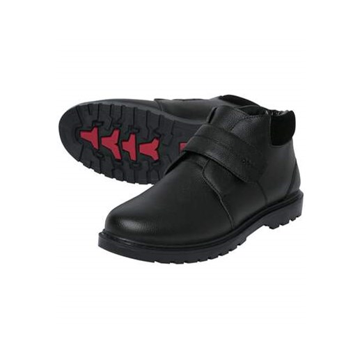 Skórzane buty z podszewką z kożuszka sherpa ze sklepu Atlas For Men w kategorii Buty zimowe męskie - zdjęcie 177673751