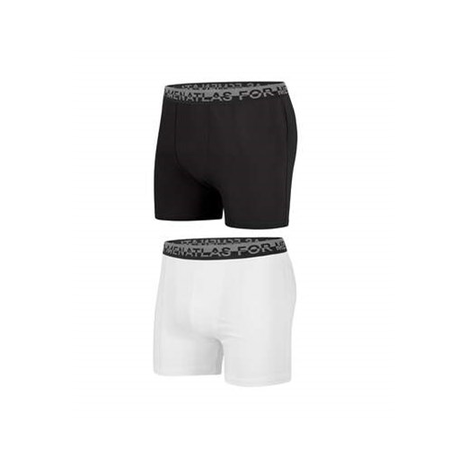 Zestaw 2 par jednolitych bokserów Stretch Atlas For Men L promocyjna cena Atlas For Men