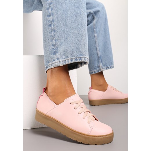 Różowe Sneakersy Luxurious ze sklepu renee.pl w kategorii Trampki damskie - zdjęcie 177677831