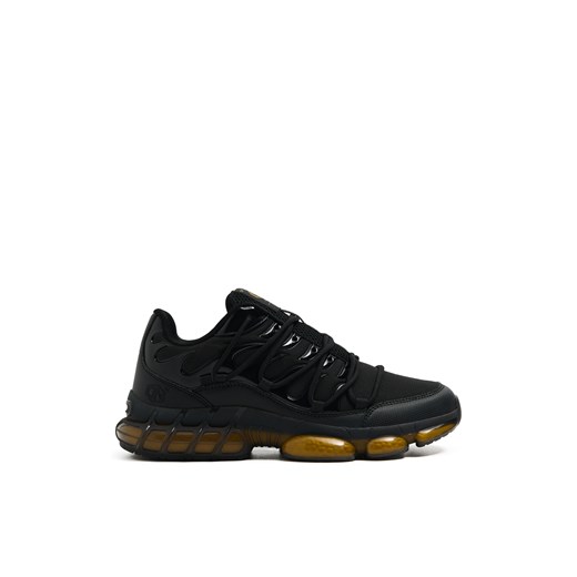 Cropp - Czarne sneakersy z gumowymi dodatkami - czarny ze sklepu Cropp w kategorii Buty sportowe damskie - zdjęcie 177701031
