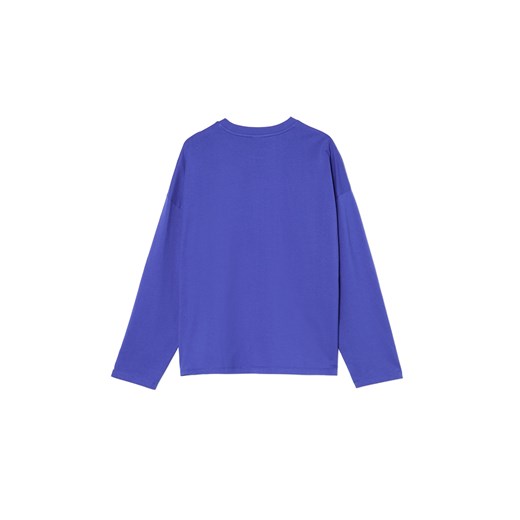 Cropp - Niebieska koszulka longsleeve - niebieski Cropp M Cropp