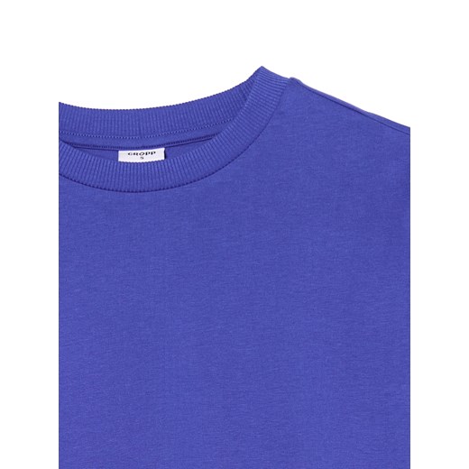 Cropp - Niebieska koszulka longsleeve - niebieski Cropp XS Cropp