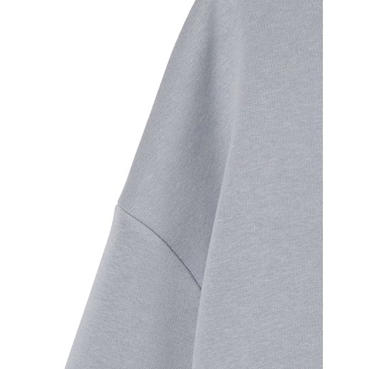 Cropp - Jasnoszara bluza hoodie z elastycznym wykończeniem - jasny szary Cropp XS Cropp