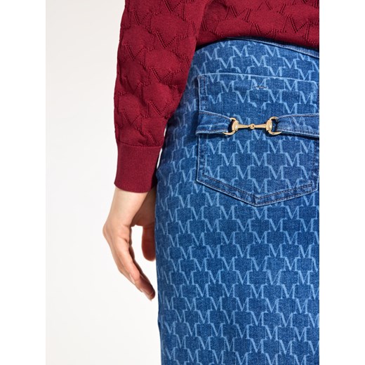 Mohito - Jeansowa spódnica midi - granatowy Mohito 42 Mohito