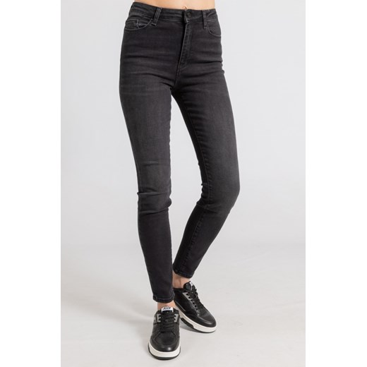 KARL LAGERFELD Czarne jeansy damskie Skinny Denim, Rozmiar 25 ze sklepu outfit.pl w kategorii Jeansy damskie - zdjęcie 177707422