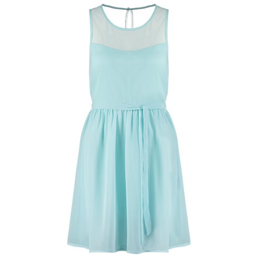 Even&Odd Sukienka letnia light blue zalando mietowy abstrakcyjne wzory