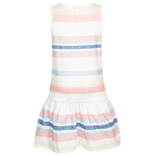 Lacoste Sukienka z dżerseju multicolor/blanc zalando bezowy dżersej