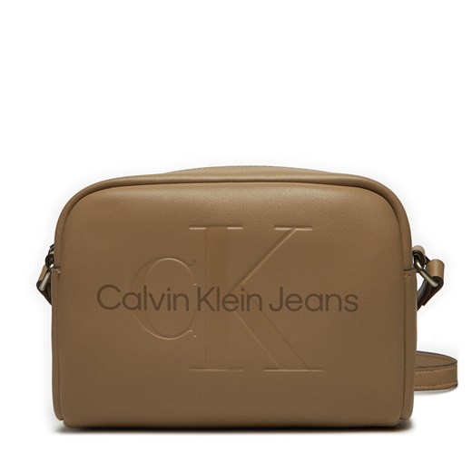 Torebka Calvin Klein Jeans Sculpted Camera Bag18 Mono K60K612220 Brązowy one size eobuwie.pl