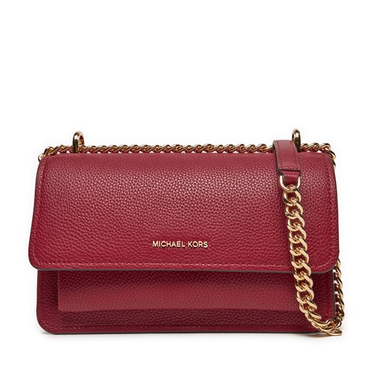 Torebka MICHAEL Michael Kors 30T4GC7L3T Bordowy ze sklepu eobuwie.pl w kategorii Kopertówki - zdjęcie 177720960