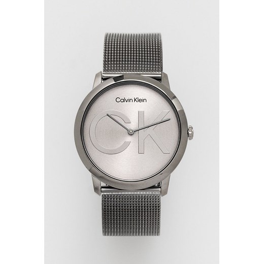 Calvin Klein zegarek męski kolor szary 25300011 ze sklepu ANSWEAR.com w kategorii Zegarki - zdjęcie 177721791