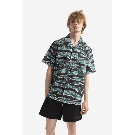 Maharishi koszula bawełniana Tigerskins x Worhol męska kolor czarny relaxed 8172.WOODLAND-WOODLAND ze sklepu ANSWEAR.com w kategorii Koszule męskie - zdjęcie 177725683