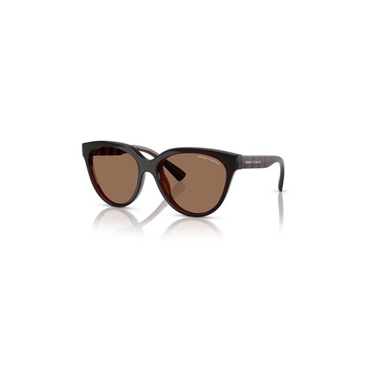 Armani Exchange okulary przeciwsłoneczne damskie kolor brązowy 0AX4148SU ze sklepu ANSWEAR.com w kategorii Okulary przeciwsłoneczne damskie - zdjęcie 177726211