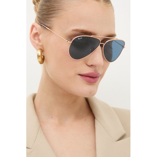 Ray-Ban okulary przeciwsłoneczne AVIATOR REVERSE 0RBR0101S ze sklepu ANSWEAR.com w kategorii Okulary przeciwsłoneczne damskie - zdjęcie 177726380