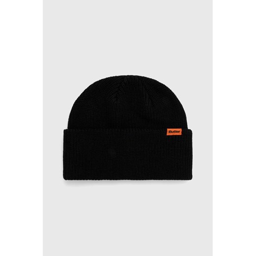 Butter Goods czapka Tall Wharfie Beanie kolor czarny  BGQ3235801 ze sklepu ANSWEAR.com w kategorii Czapki zimowe męskie - zdjęcie 177729092