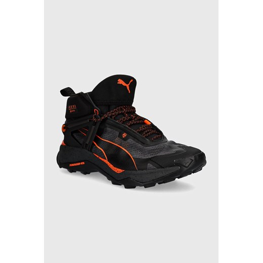Puma buty Explore Nitro Mid GTX męskie kolor czarny ze sklepu ANSWEAR.com w kategorii Buty trekkingowe męskie - zdjęcie 177729343