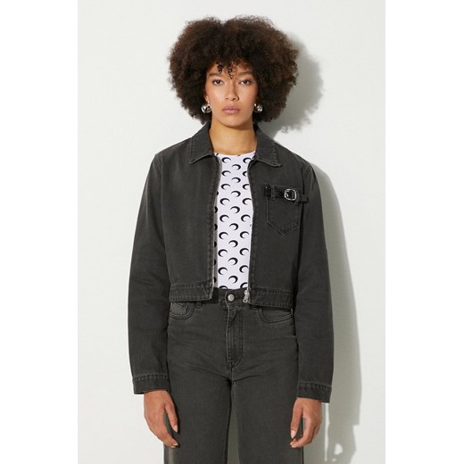 Coperni kurtka jeansowa Denim Workwear Jacket damska kolor szary przejściowa COPBL20F2004 ze sklepu ANSWEAR.com w kategorii Kurtki damskie - zdjęcie 177736281