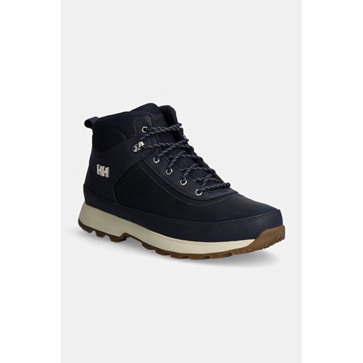Helly Hansen buty Calgary 2 męskie kolor granatowy lekko ocieplone 12036 ze sklepu ANSWEAR.com w kategorii Buty trekkingowe męskie - zdjęcie 177742430