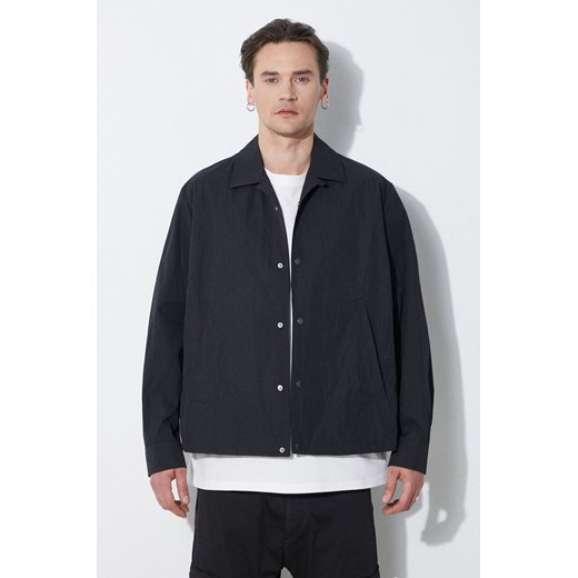 Neil Barrett kurtka Boxy Coach Jacket męska kolor czarny przejściowa MY11097A-Y039-001N ze sklepu ANSWEAR.com w kategorii Kurtki męskie - zdjęcie 177749862