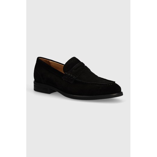Vagabond Shoemakers mokasyny zamszowe MARIO męskie kolor czarny 4961-040-20 ze sklepu ANSWEAR.com w kategorii Mokasyny męskie - zdjęcie 177750071