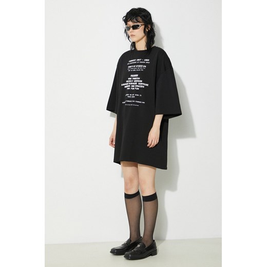 Fiorucci t-shirt bawełniany Invitation Print Oversized T-Shirt kolor czarny z nadrukiem U01FPTSH107CJ01BK01 ze sklepu ANSWEAR.com w kategorii T-shirty męskie - zdjęcie 177750672