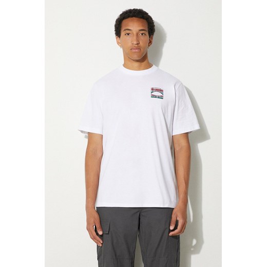 Billionaire Boys Club t-shirt bawełniany Big Catch męski kolor biały z nadrukiem B24246 ze sklepu ANSWEAR.com w kategorii T-shirty męskie - zdjęcie 177751103