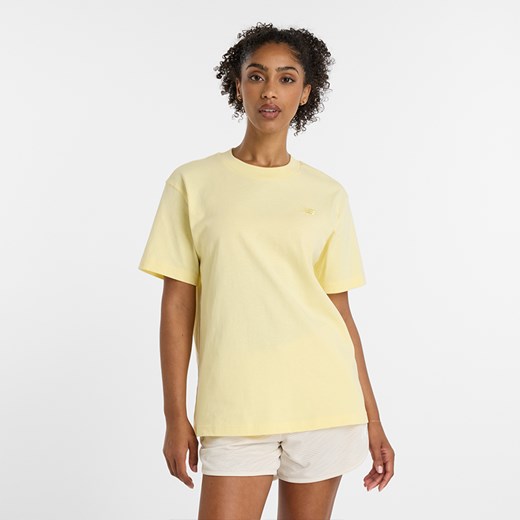 Koszulka damska New Balance WT41501PRC – żółta ze sklepu New Balance Poland w kategorii Bluzki damskie - zdjęcie 177771534
