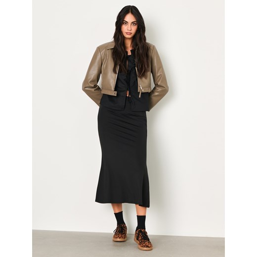 Sinsay - Spódnica midi - czarny Sinsay XL Sinsay