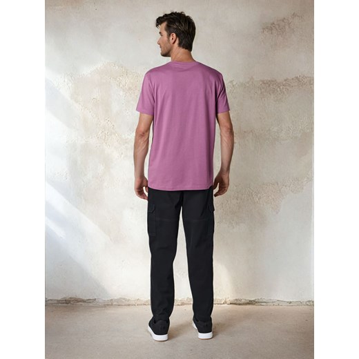 Sinsay - Koszulka - fioletowy Sinsay S Sinsay