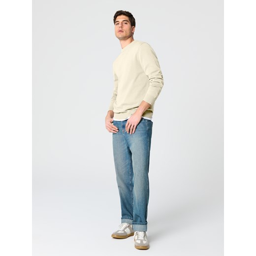 Sinsay - Sweter z okrągłym dekoltem - zielony Sinsay 3XL Sinsay