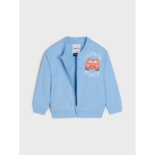 Sinsay - Bluza na zamek Auta - niebieski Sinsay 104 Sinsay