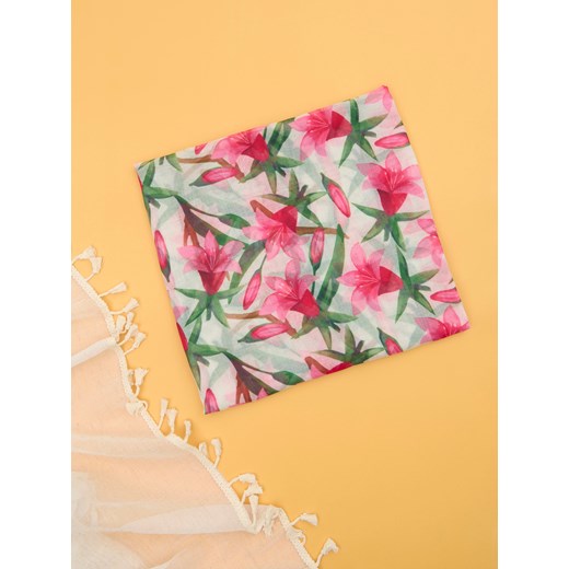 Sinsay - Chustka - kremowy Sinsay One Size Sinsay