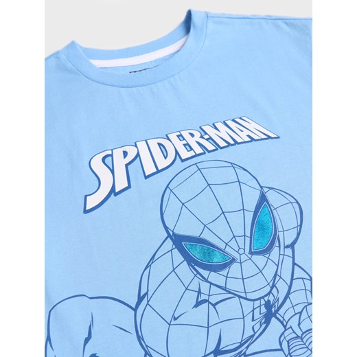 Sinsay - Koszulka Spiderman - niebieski Sinsay 98 Sinsay